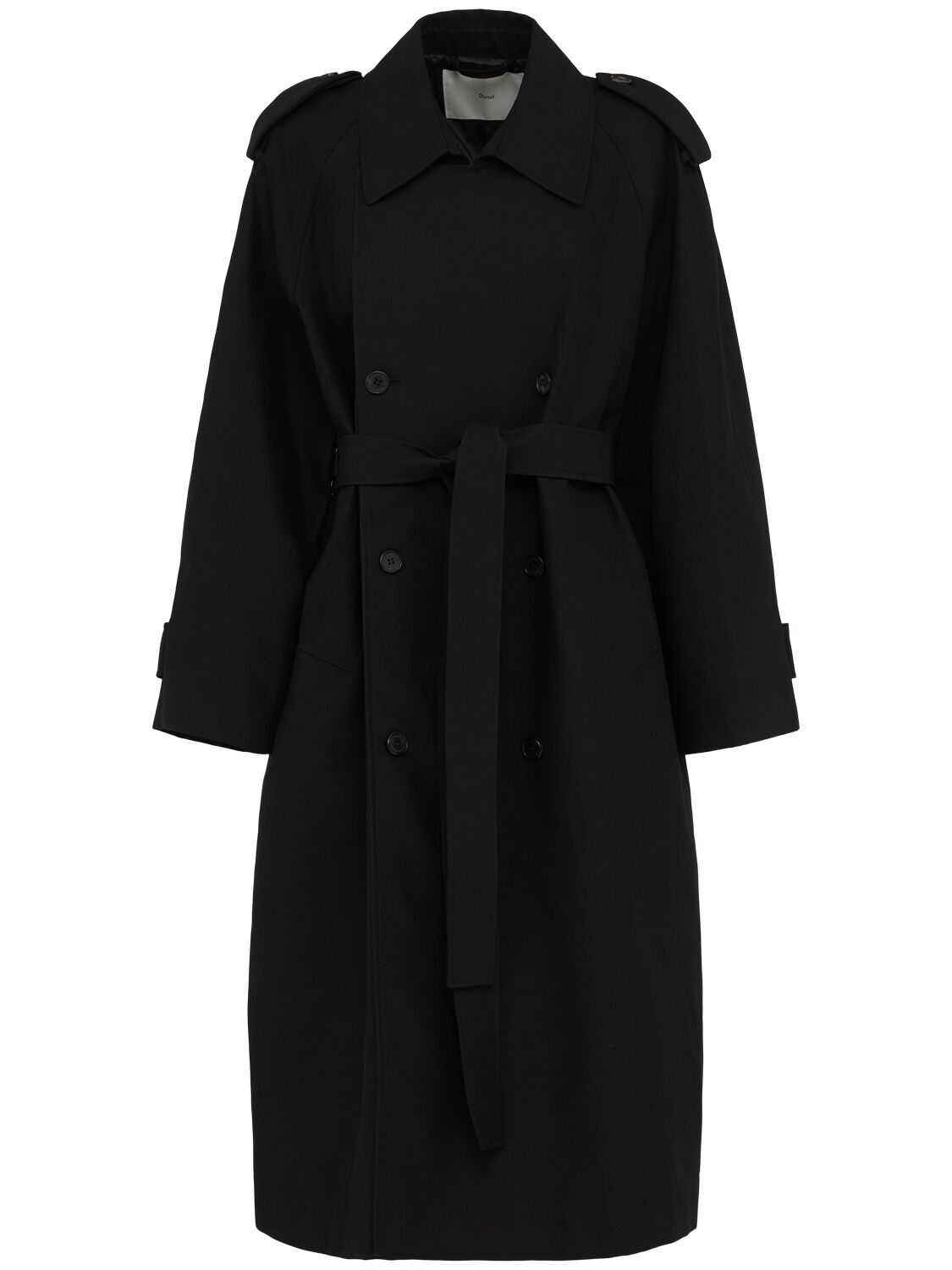 Oversize Cotton Blend Trench Coat