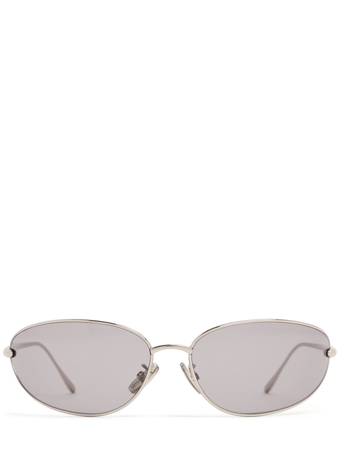 Signature Oval Metal Sunglasses
