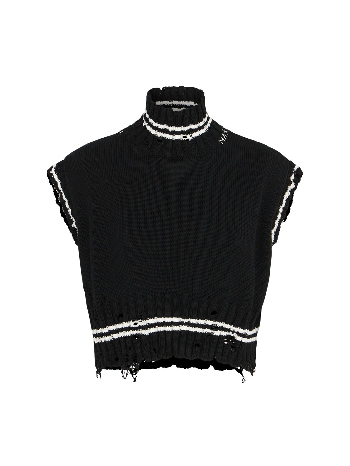 Pull-over Col Roulé En Maille Sans Manches - MARNI - Modalova