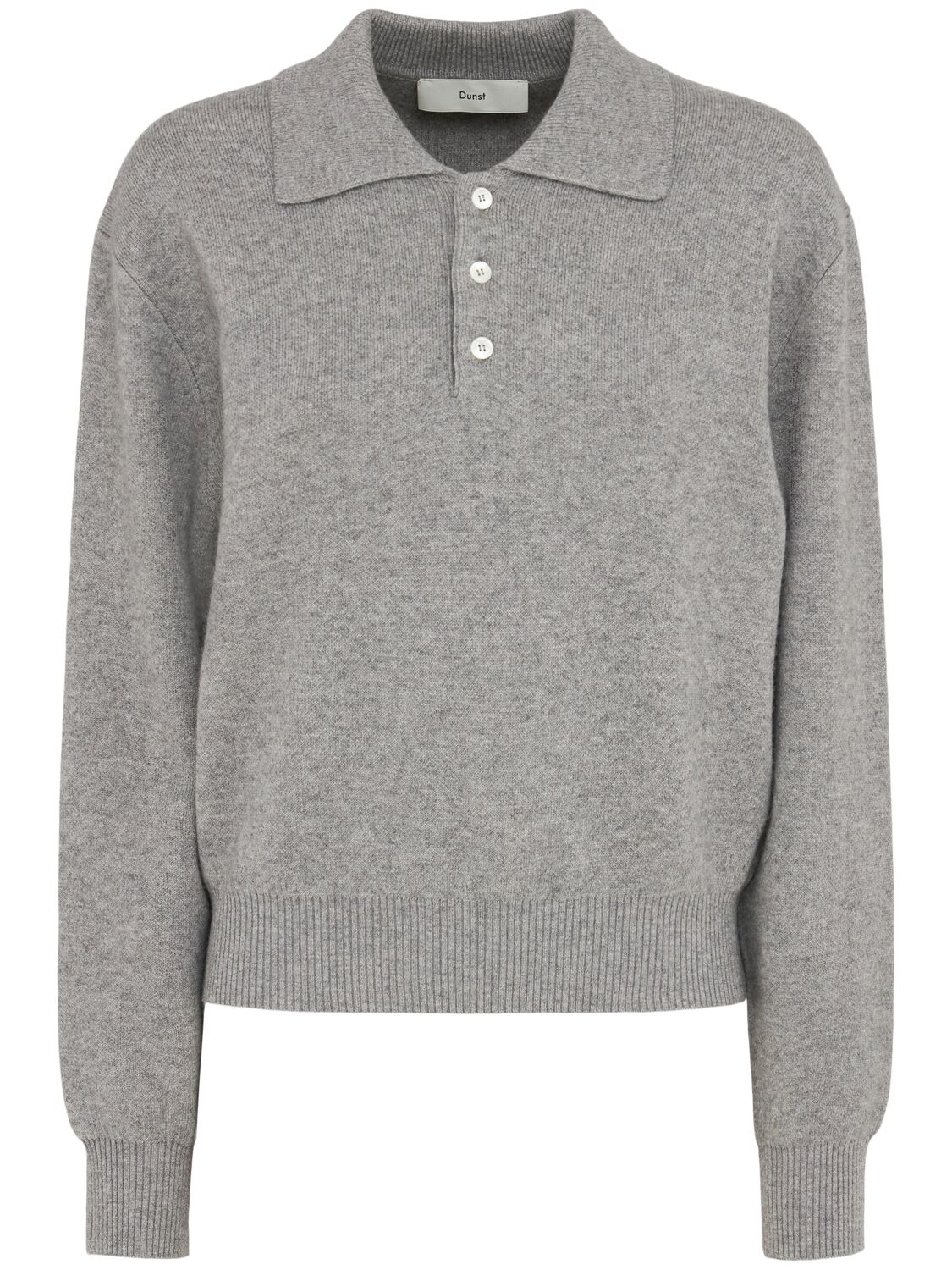 Wool Blend Collared Sweater - DUNST - Modalova