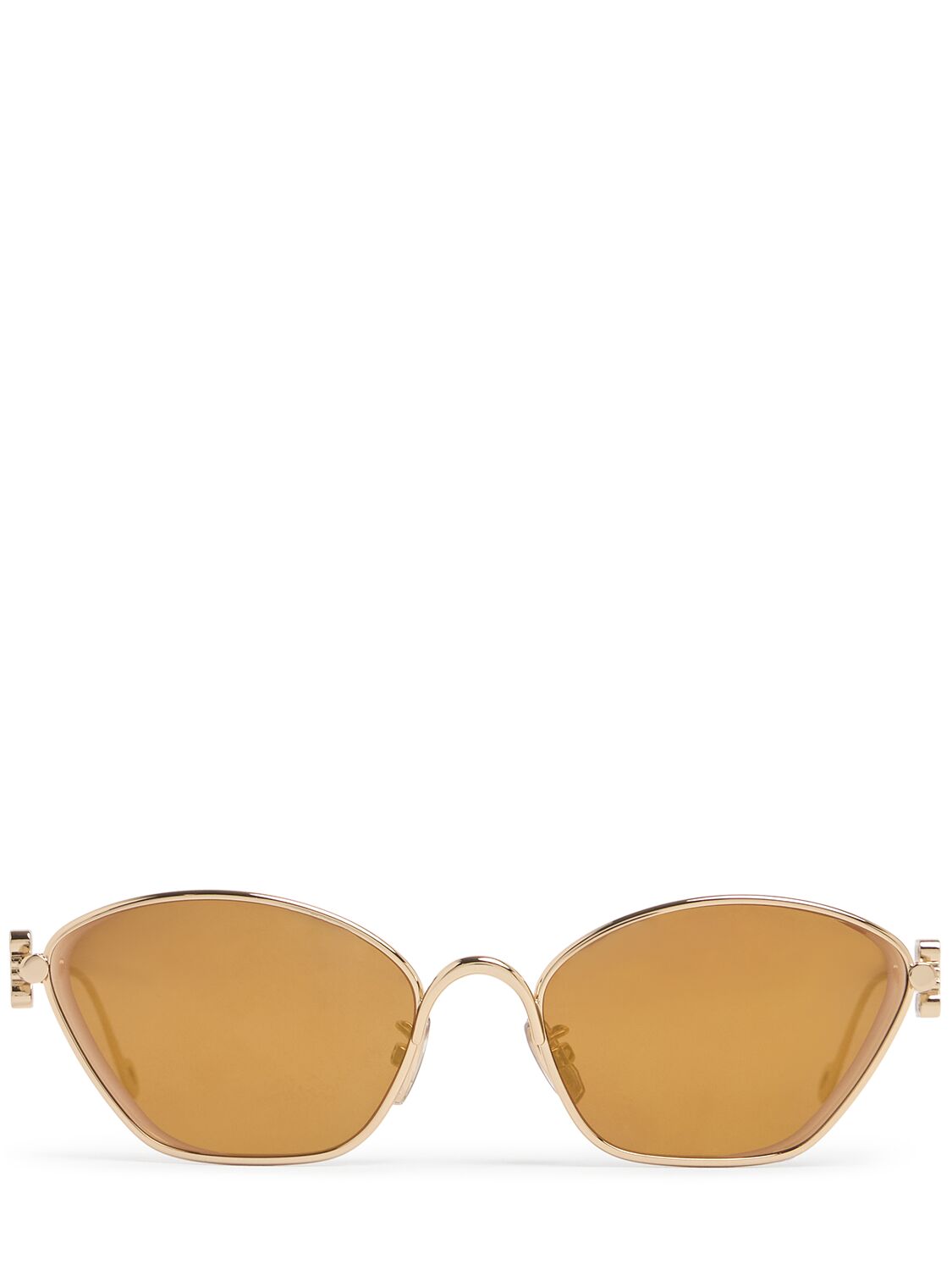 Lunettes Œil De Chat En Métal Modèle Anagram - LOEWE - Modalova