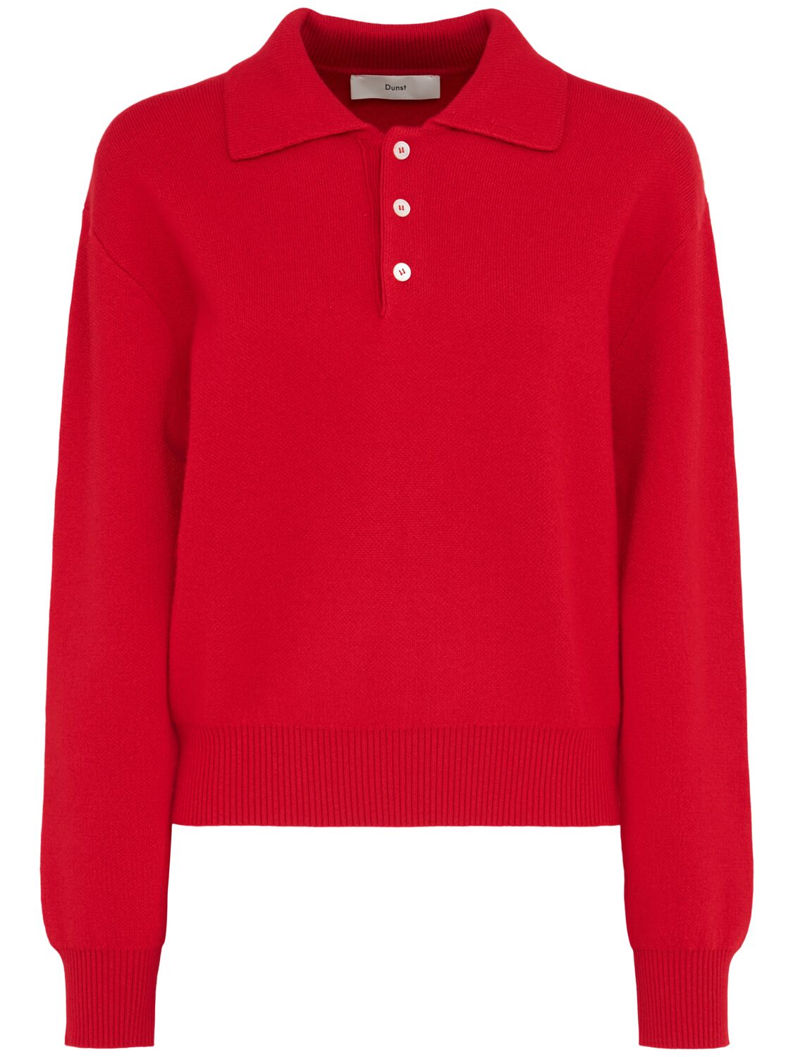 Wool Blend Collared Sweater - DUNST - Modalova