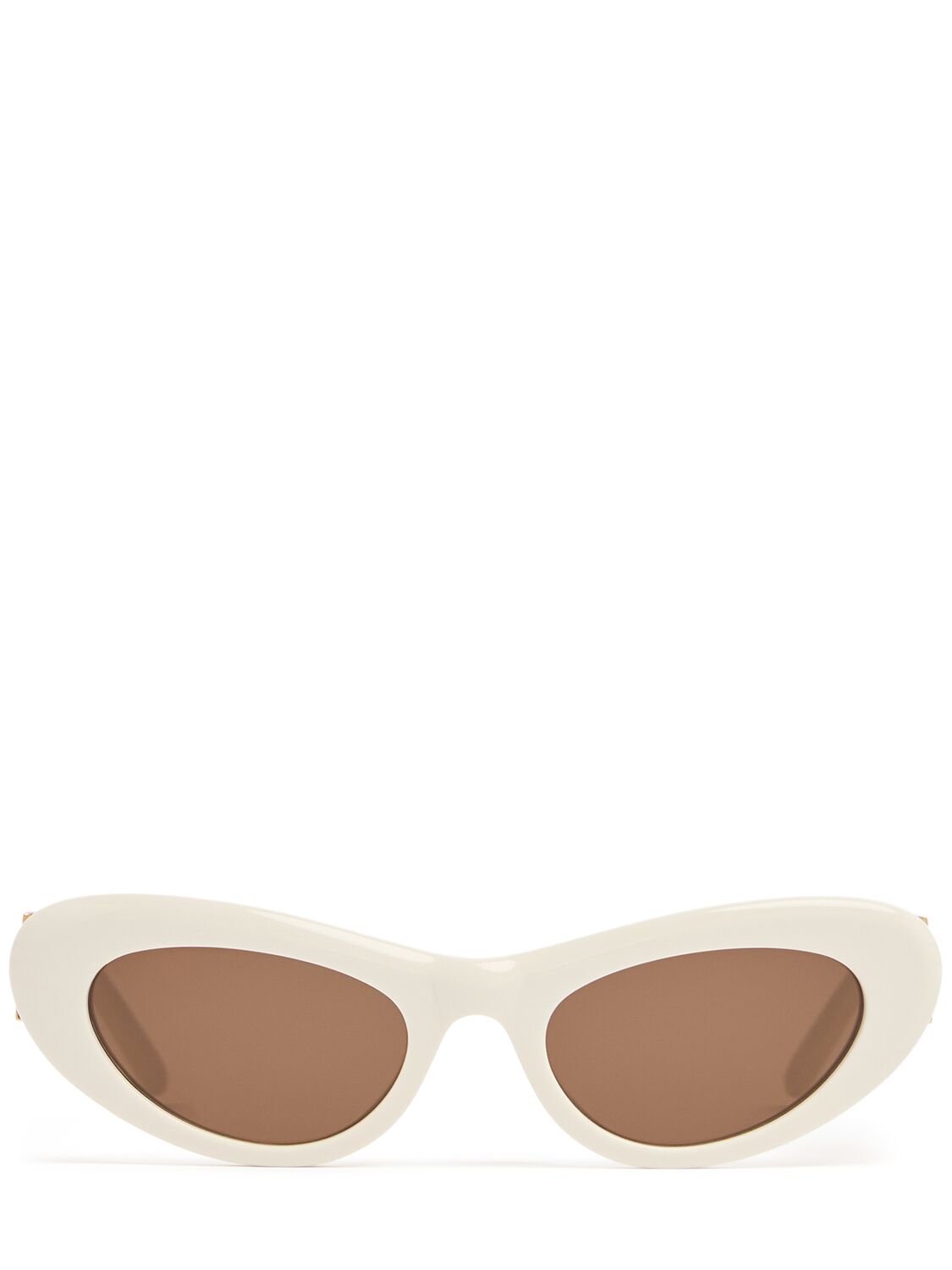 Slim Oval Acetate Sunglasses