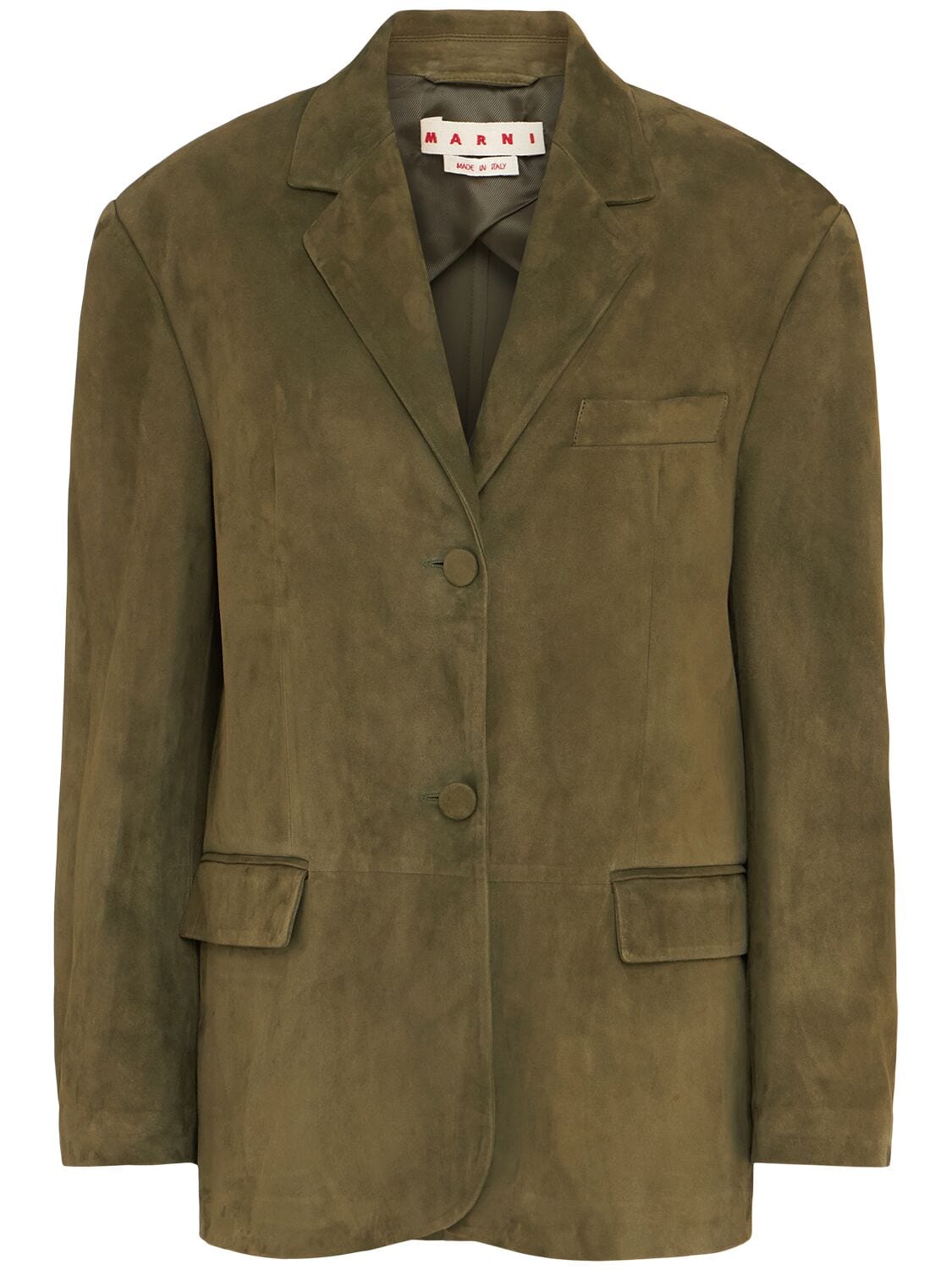 Soft Suede Single Breasted Blazer