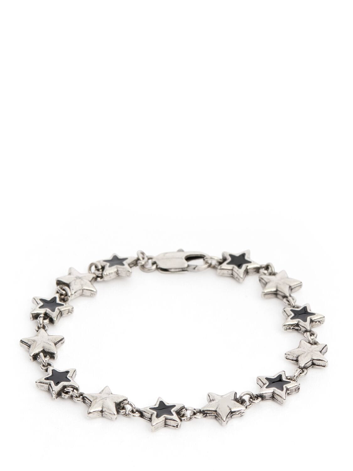 Black Enameled Stars Bracelet