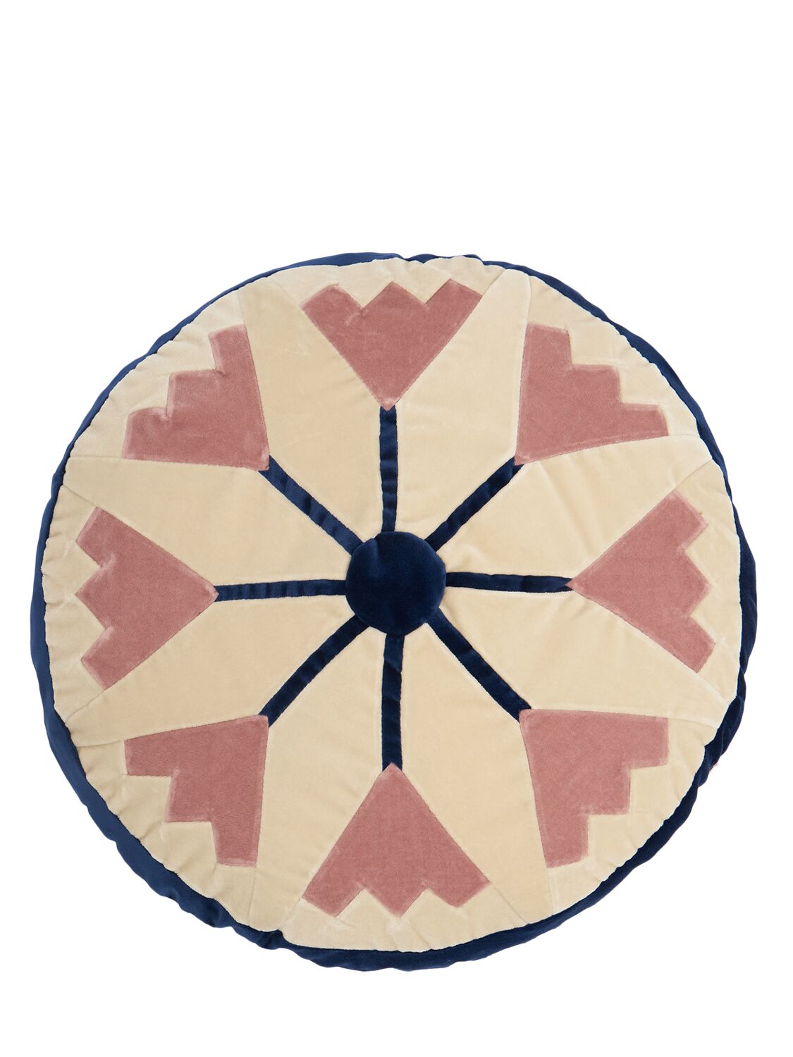 Christina Lundsteen Daisy Cushion In Blue