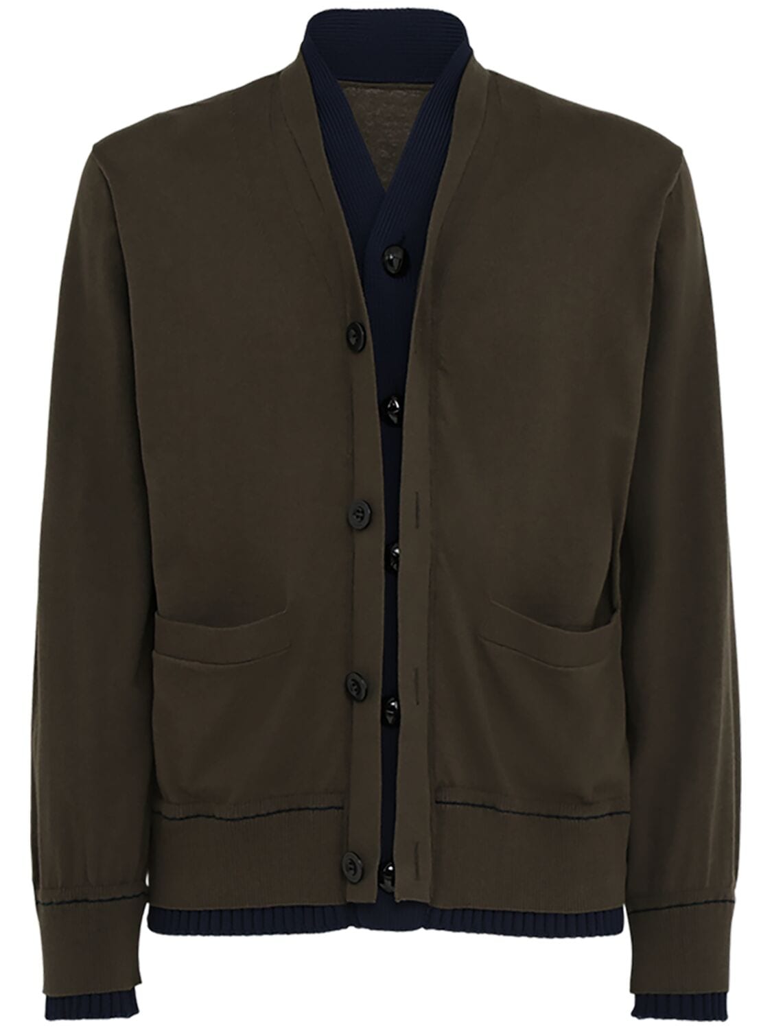 Cotton & Cashmere Knit Cardigan