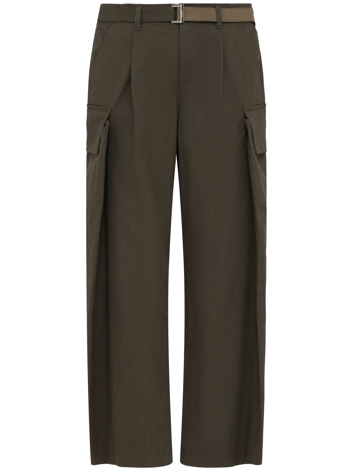 SACAI Cotton Blend Ripstop Pants