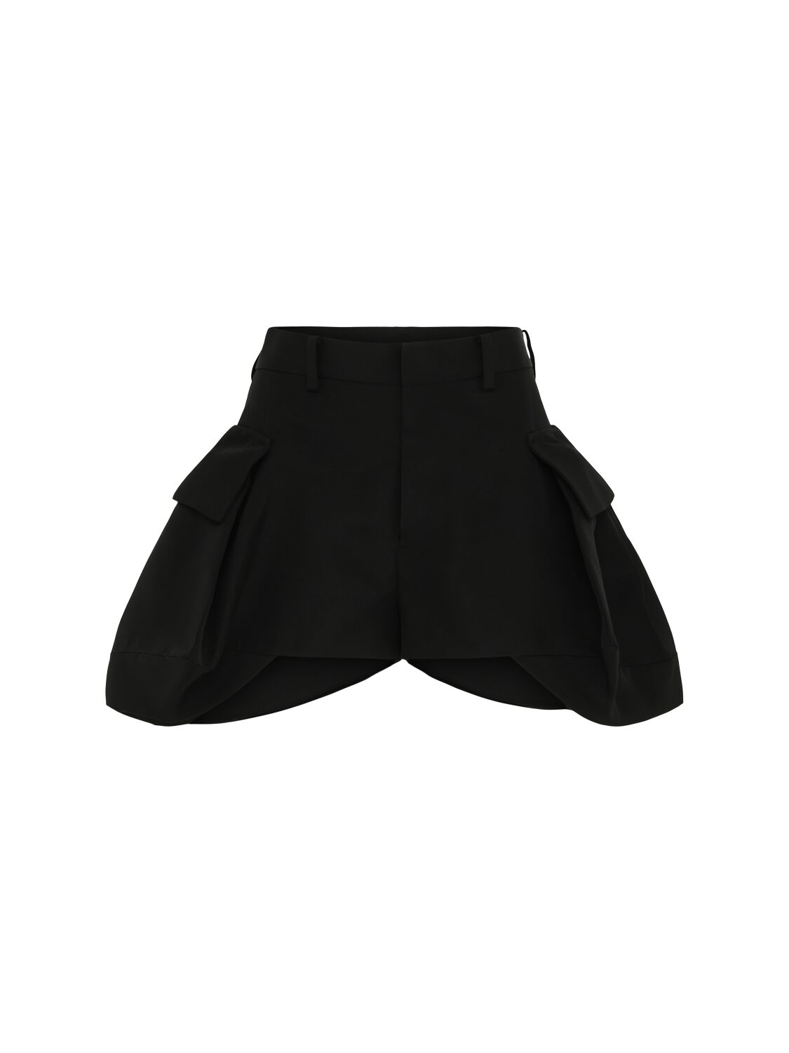 Double-face Silk Blend Shorts