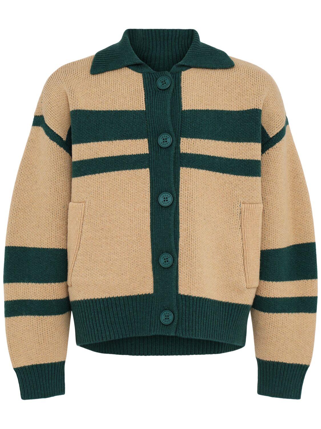 Wool Blend Knit Cardigan