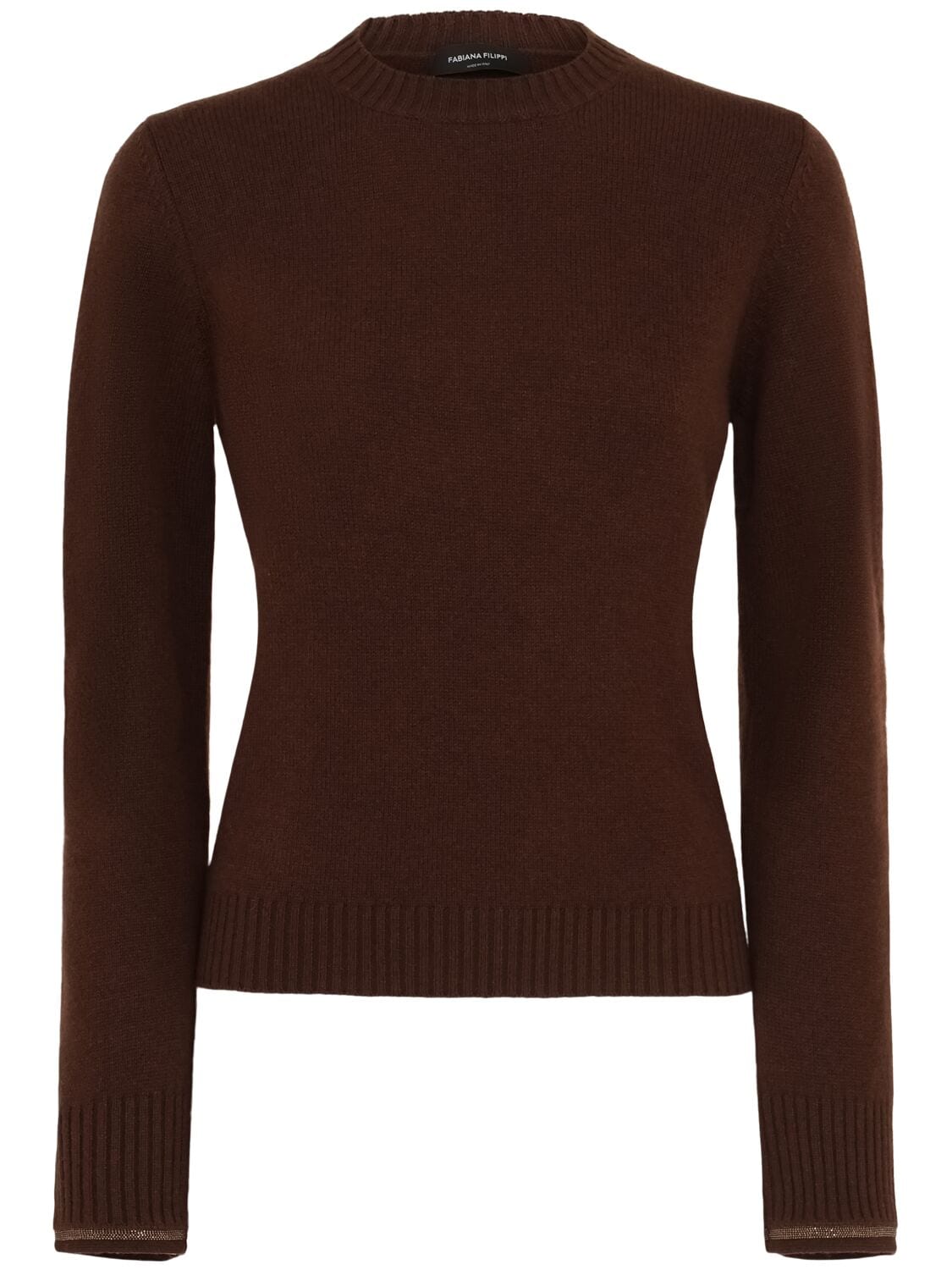 Crewneck Wool Blend Sweater