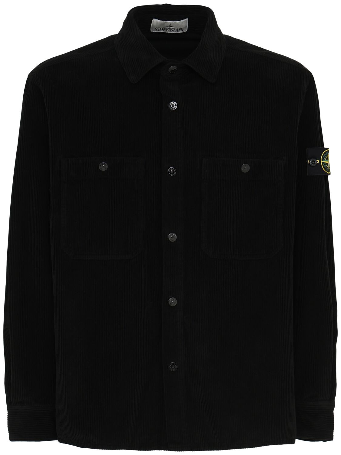Cotton Corduroy Shirt - STONE ISLAND - Modalova