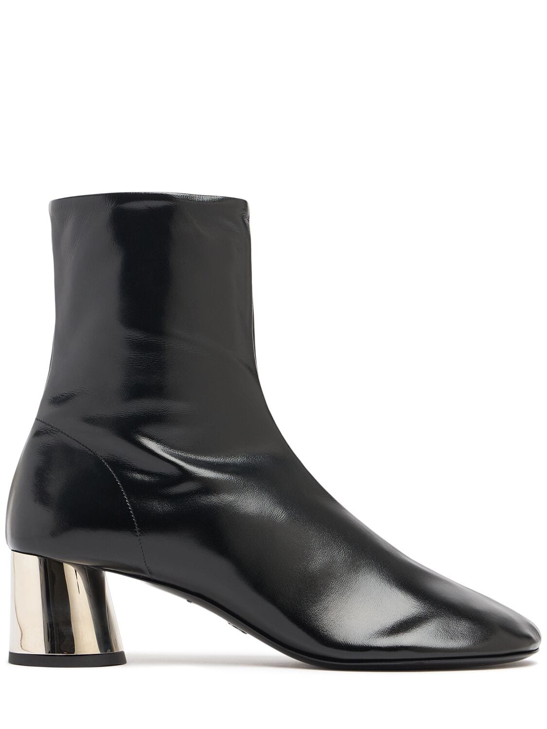 50mm Glove Slick Napa Ankle Boots