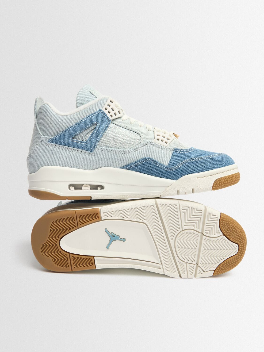 Jordan Air Jordan 4 Retro Tex Sneakers Sail worn Blue Sotf