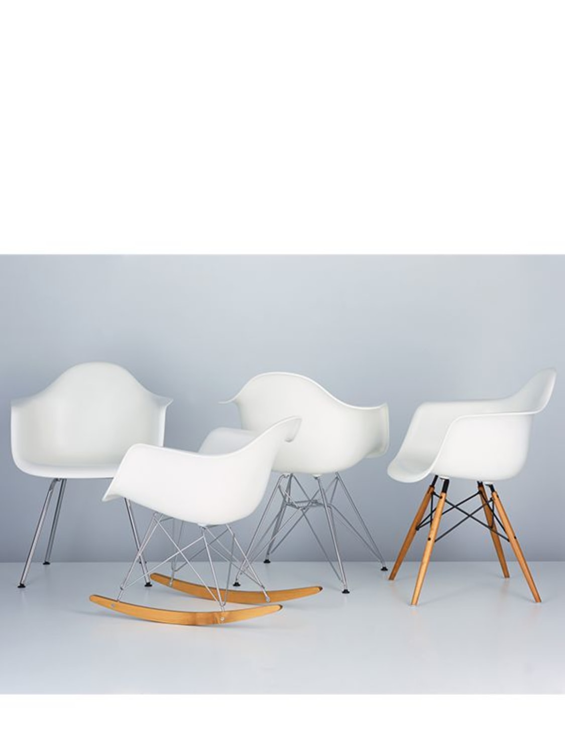 Shop Vitra Eames Plastic Armchair In White