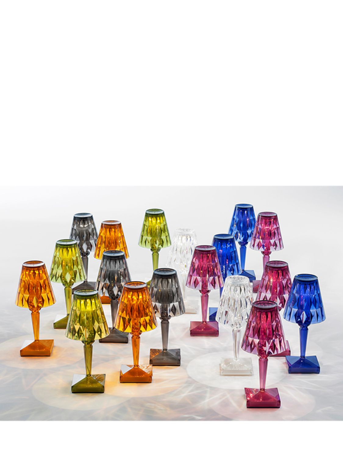 Kartell Rechargeable Battery Lamp In Orange