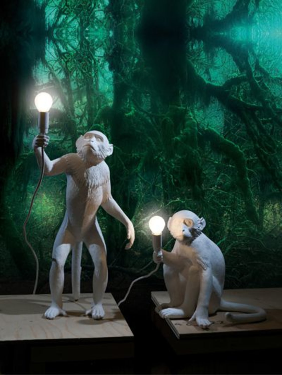 Shop Seletti Monkey Table Lamp In White