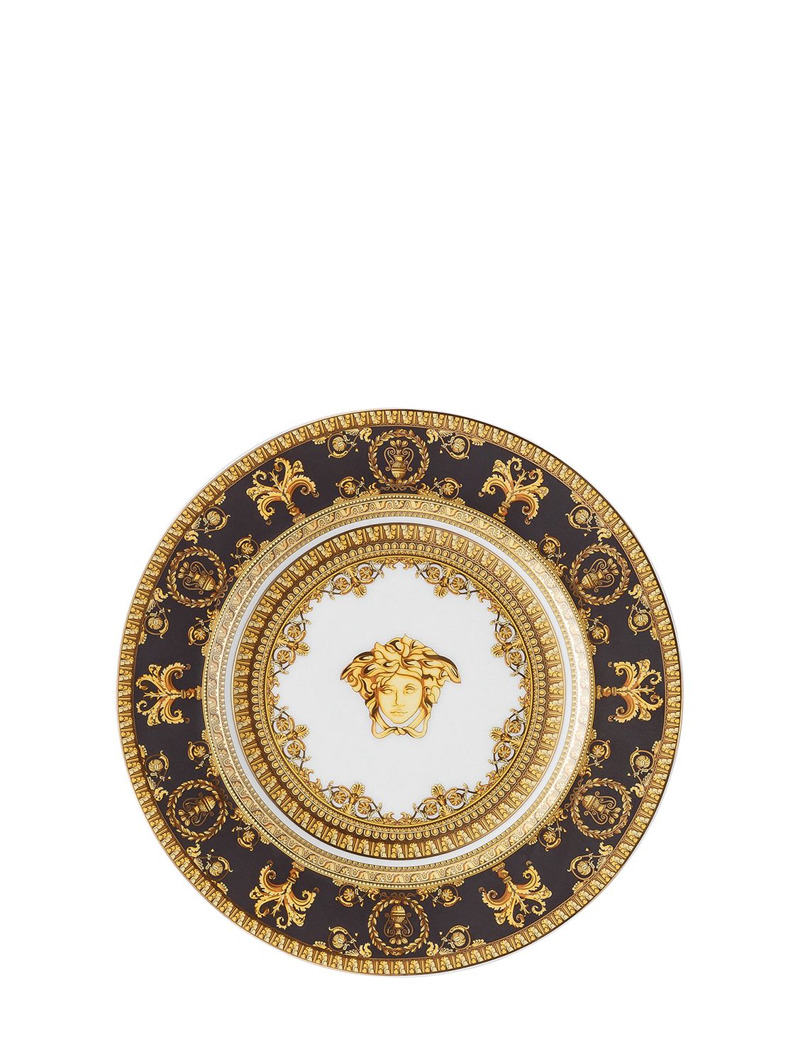 Versace I Love Baroque Porcelain Bread Plate In Gold/multi