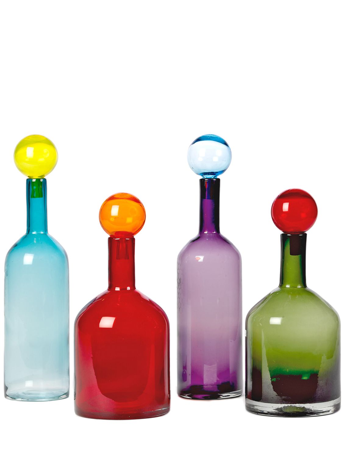 Polspotten Bubbles & Bottles Set Of 4 Bottles In Multicolor