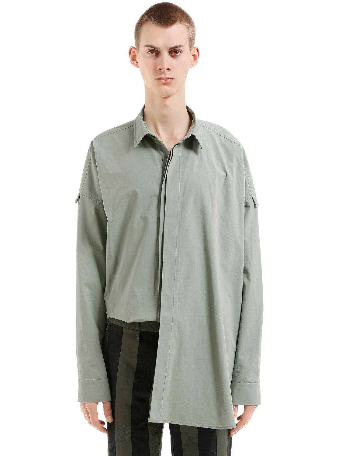 Oversize Cotton Poplin Shirt