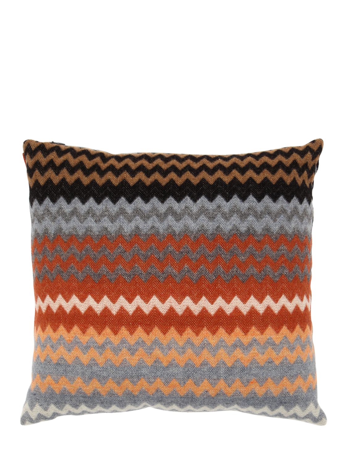 Shop Missoni Humbert Cotton Blend Cushion In Multicolor