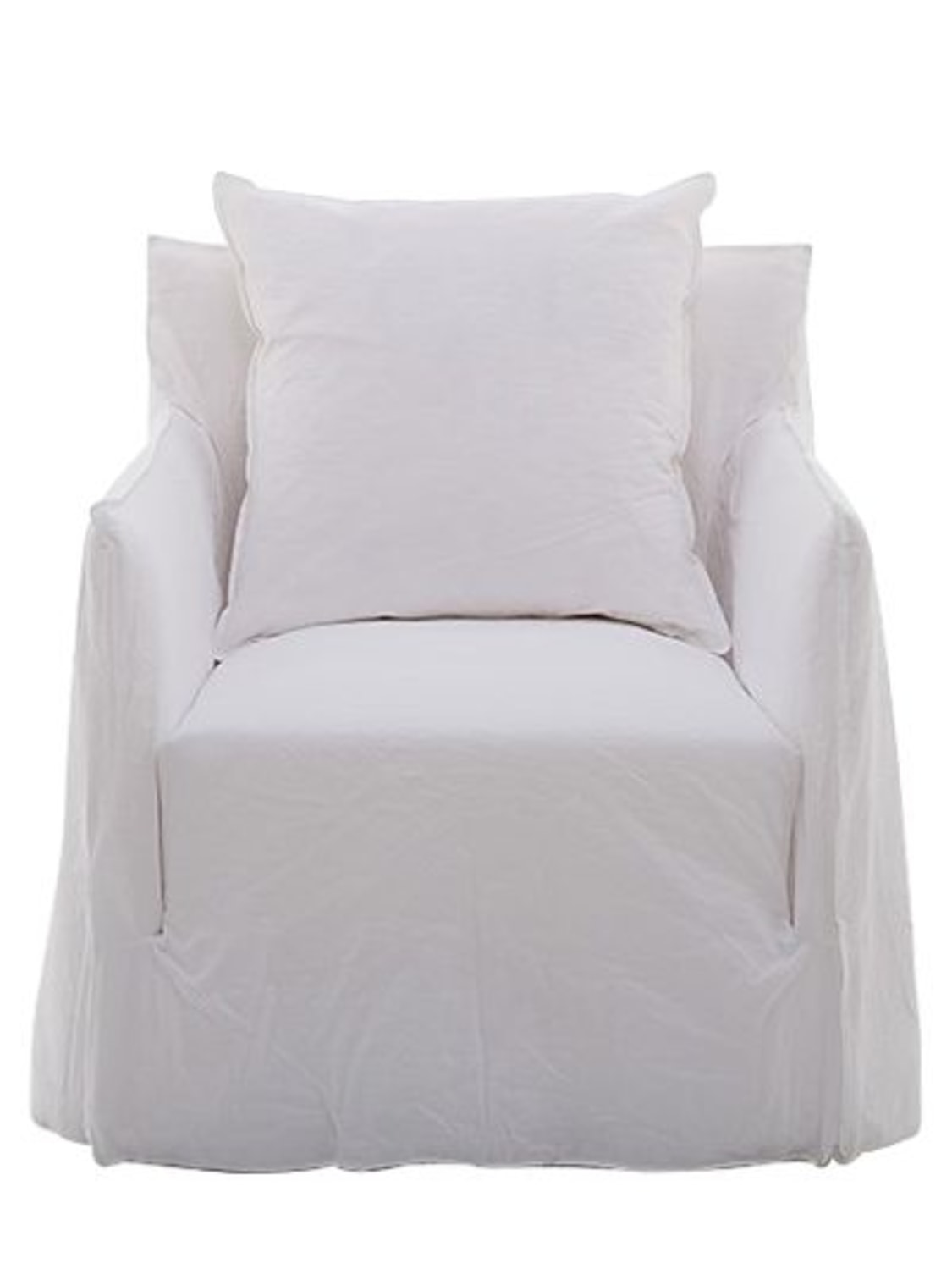 Gervasoni Ghost 05 Armchair & Cushion In White