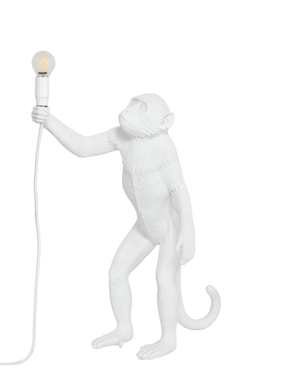 Seletti Monkey Table Lamp In White