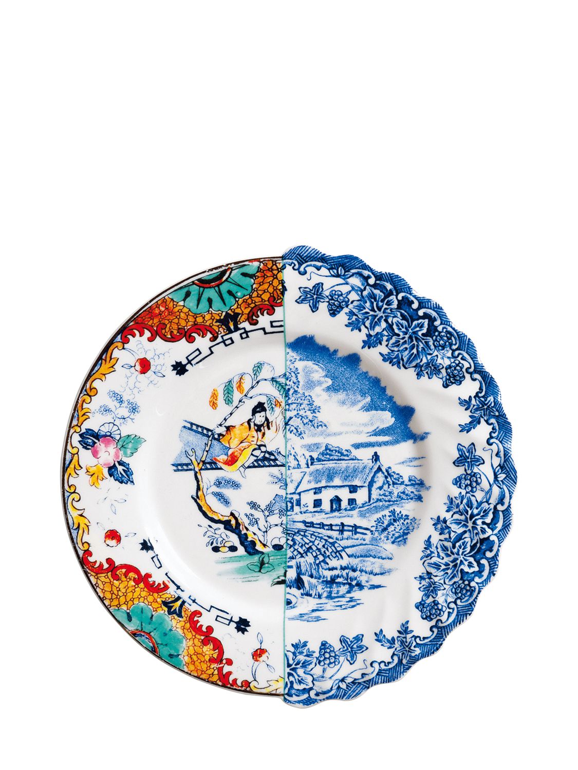 Seletti Hybrid Valdrada Bone China Fruit Plate In Multicolor