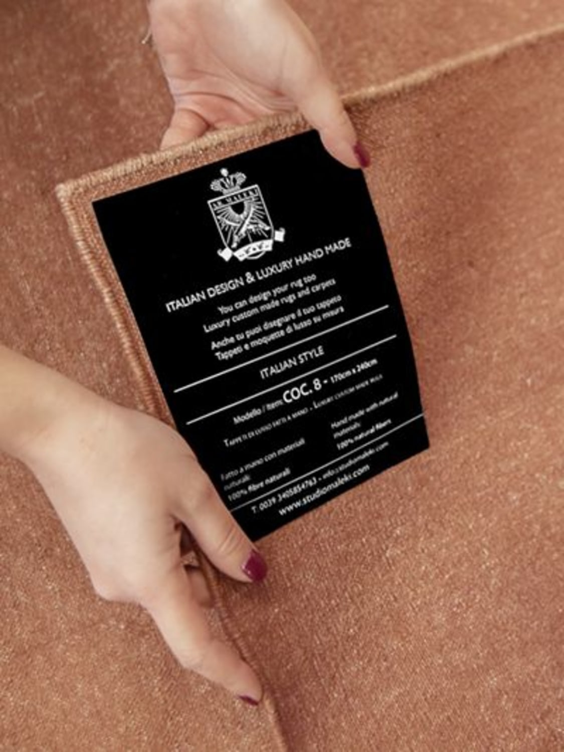 Studio Maleki Cocco Handmade Fine Jute Rug In Brown
