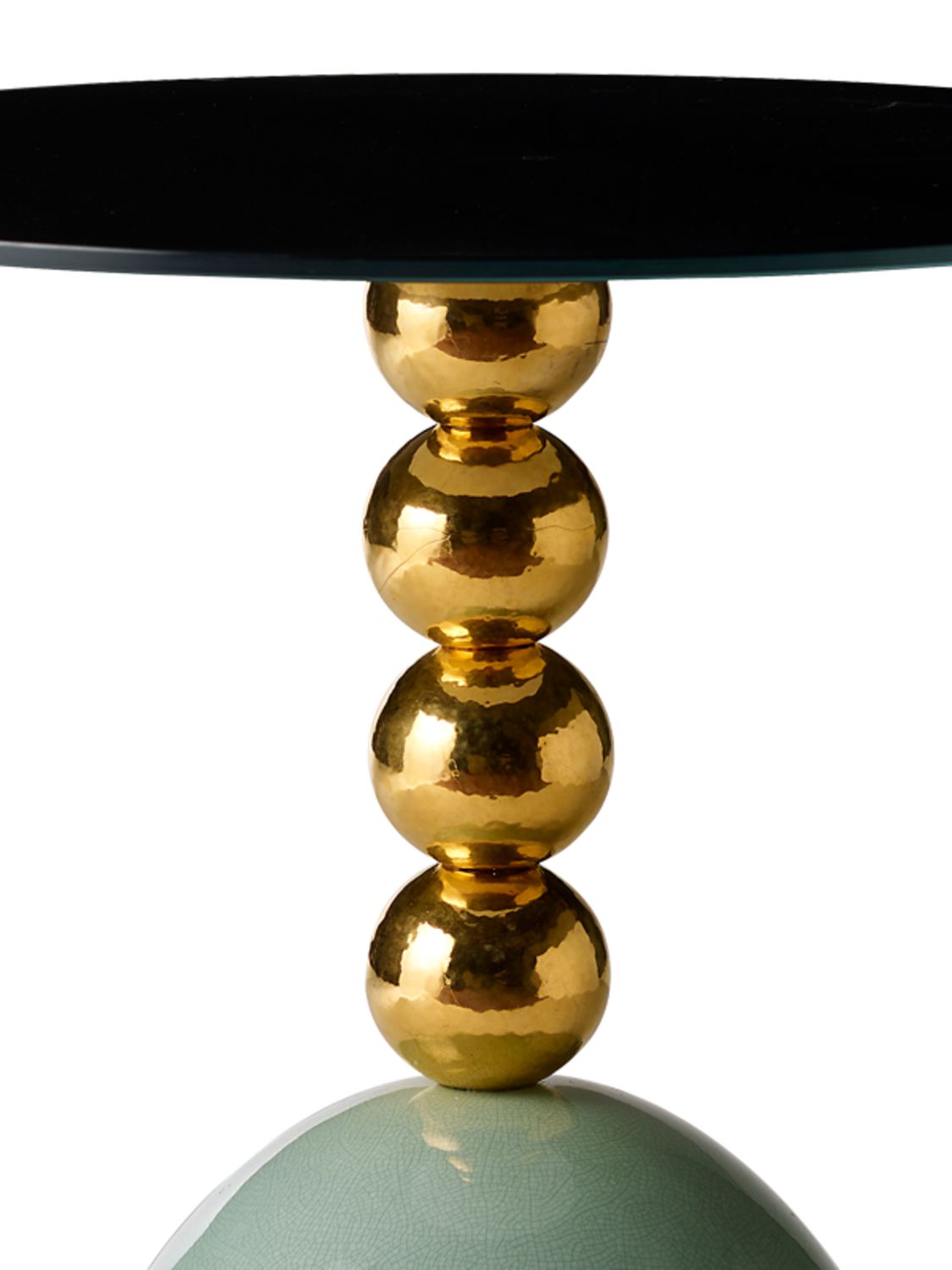 Shop Marioni Pins Table With Spheres In Multicolor