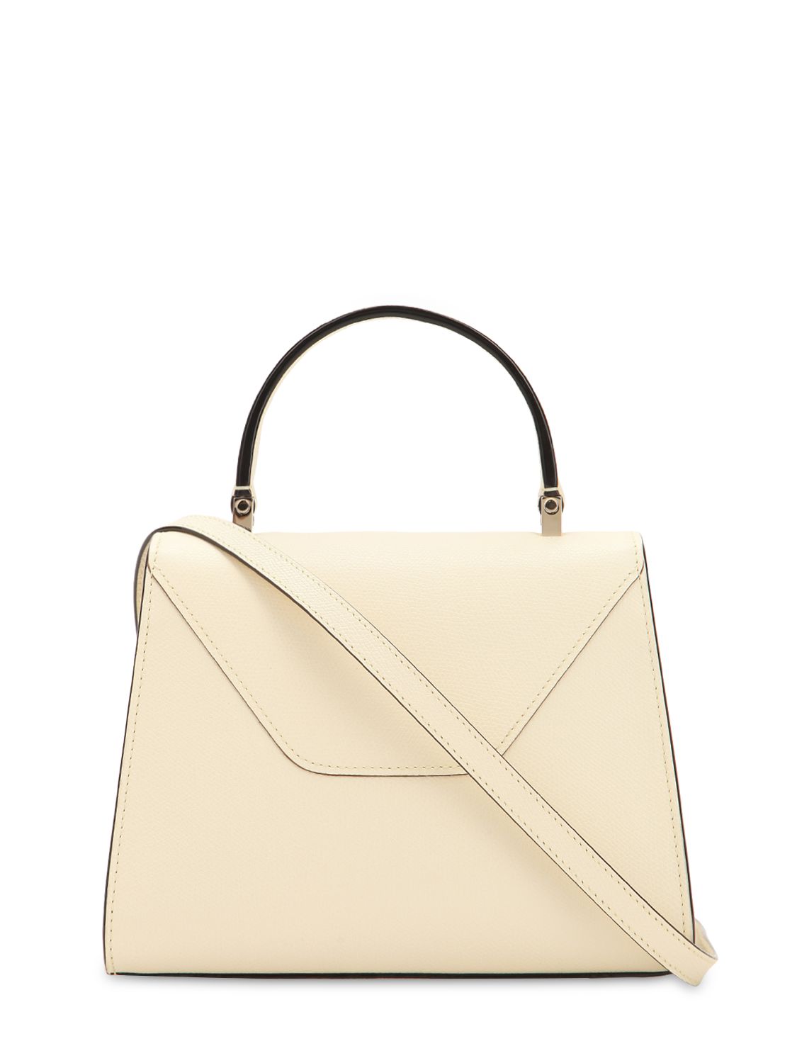 Shop Valextra Mini Iside Grained Leather Bag In Pergamena
