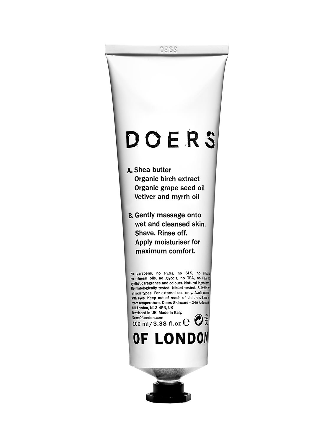  Doers Of London 100ml Doers Of London Shave Cream 