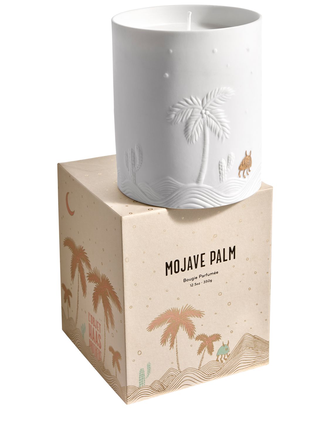 Shop L'objet Haas Mojave Palm Candle In White