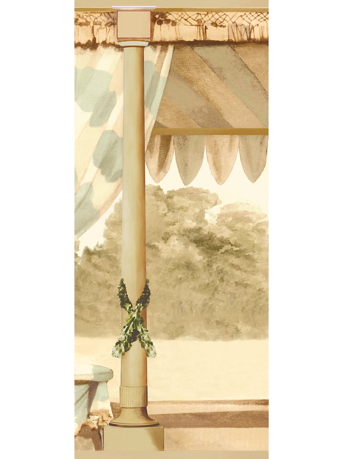  Arjumand's World In The Tent Pale Green 3 Wallpaper 