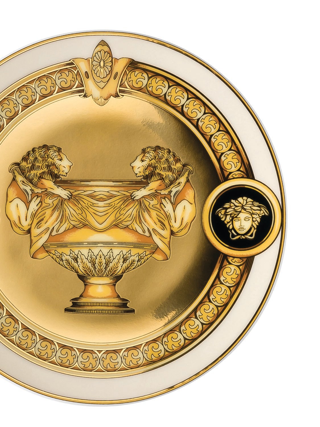 Shop Versace Prestige Gala Small Plate In Gold