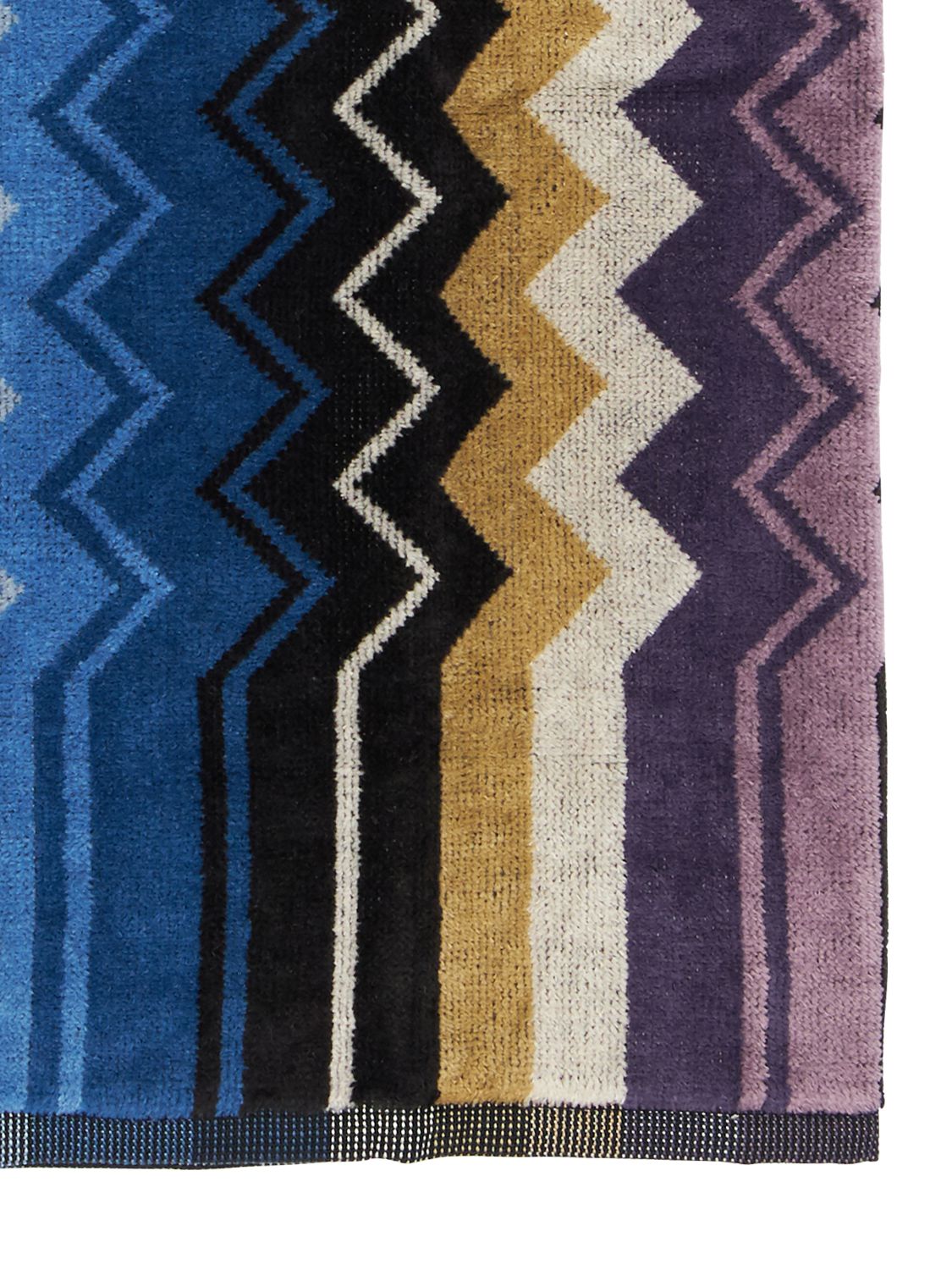 Shop Missoni Set Of 2 Giacomo Towels In Blue/multi