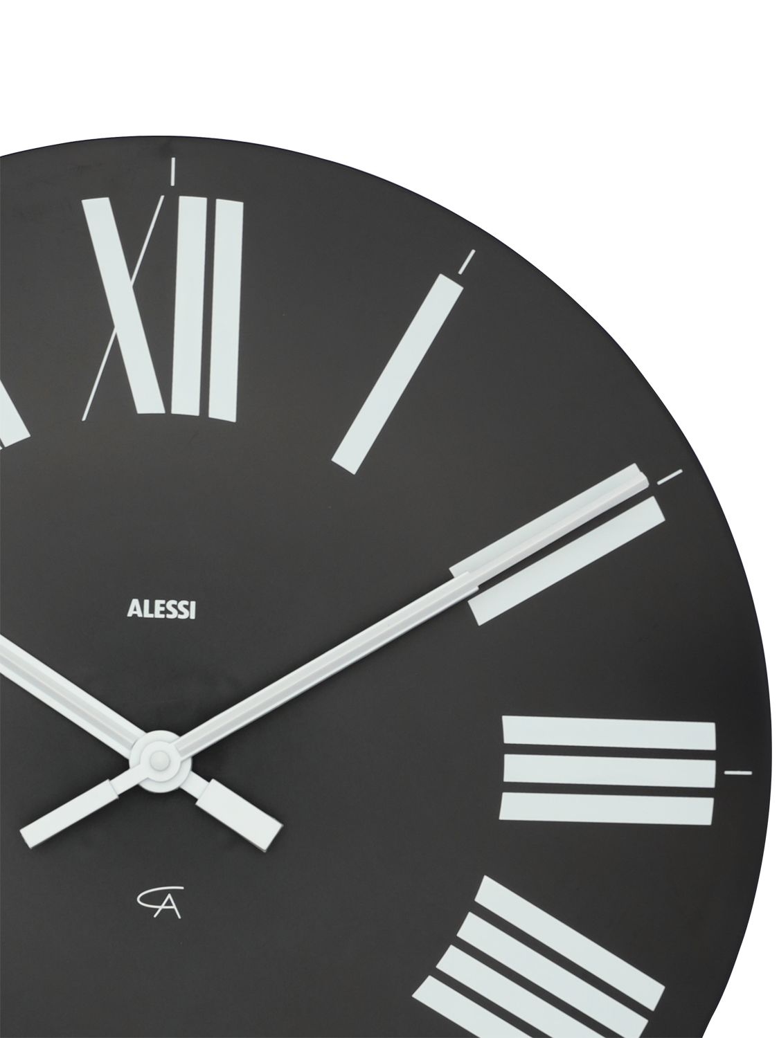Shop Alessi Firenze Wall Clock In Black