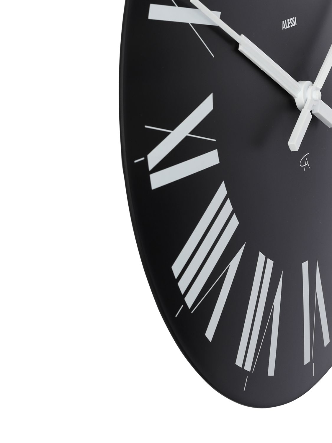 Shop Alessi Firenze Wall Clock In Black