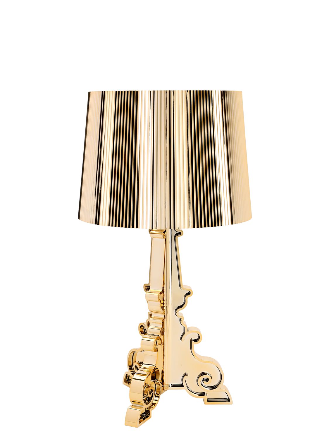 Kartell Metallic Bourgie Table Lamp In Gold