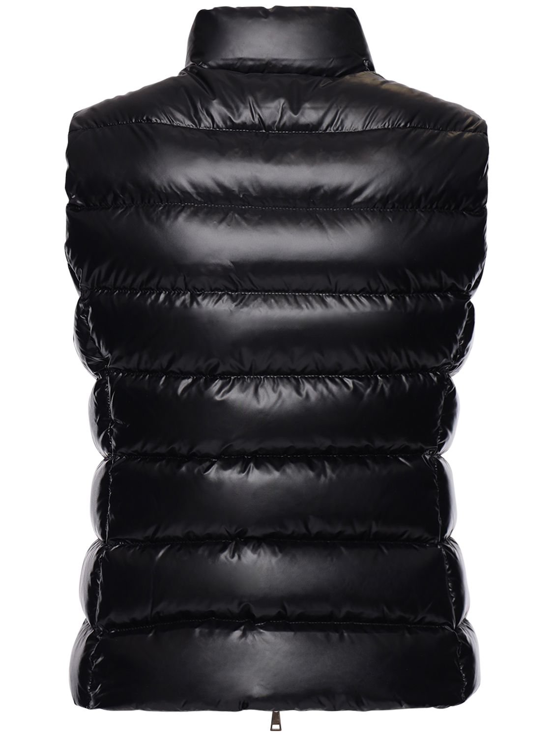 Shop Moncler Ghany Nylon Down Vest In Black