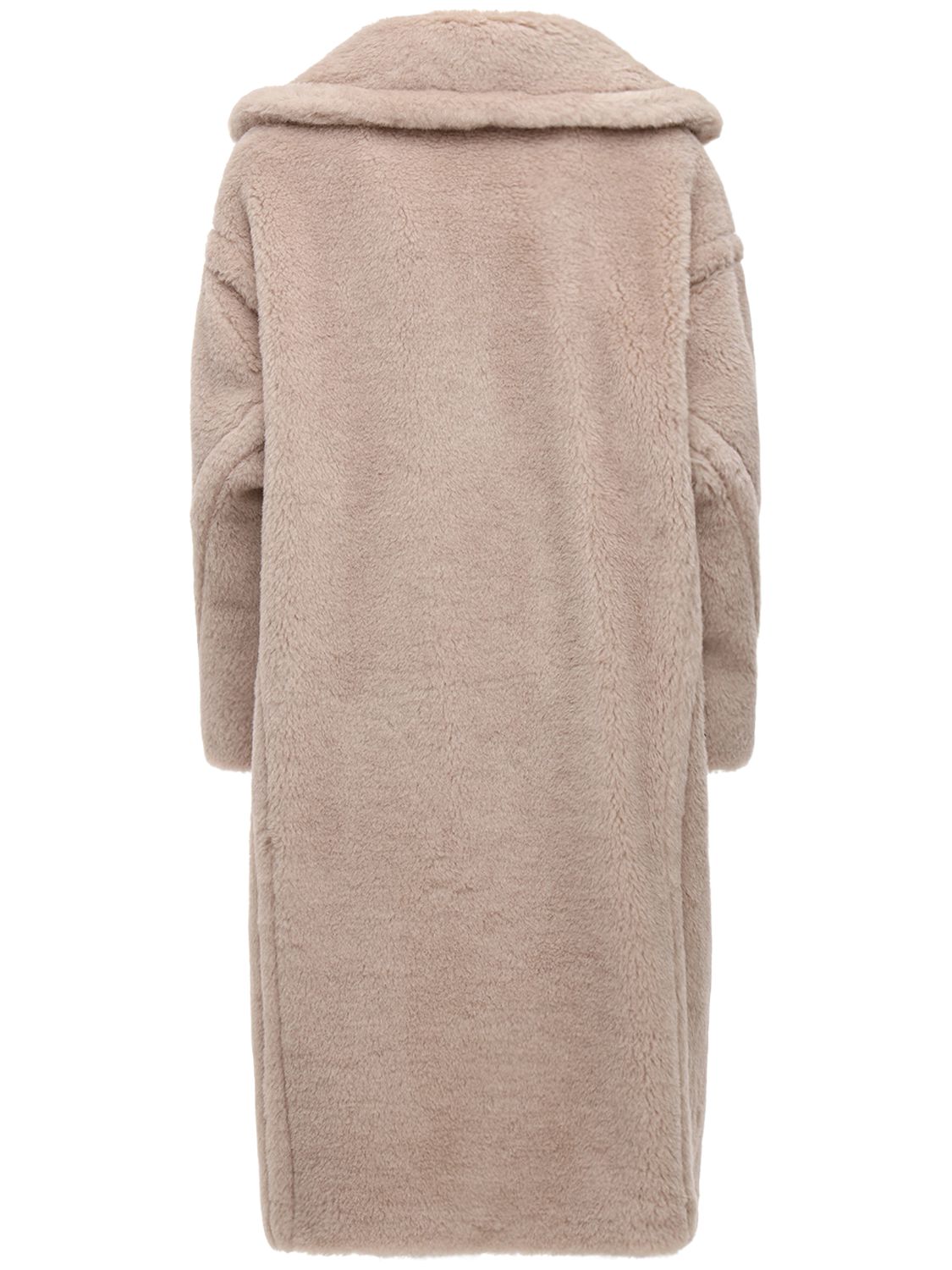 Shop Max Mara Tedgirl Alpaca Blend Long Coat In Cacha