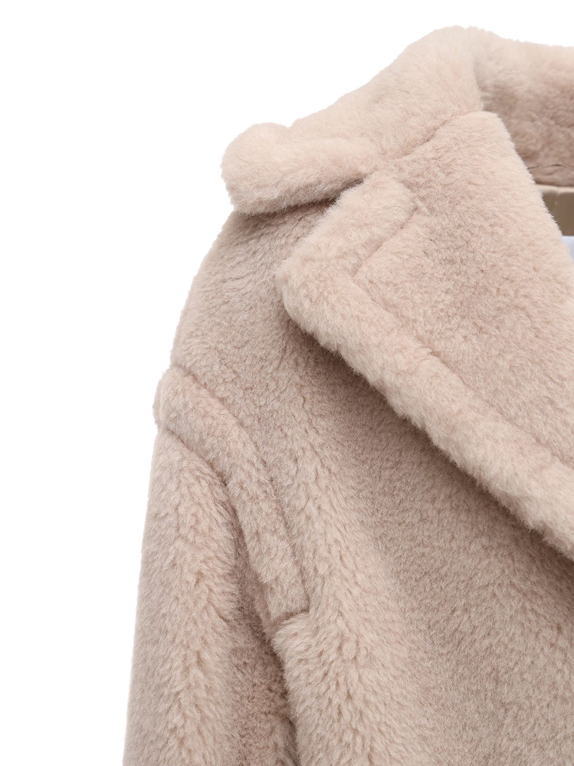 Shop Max Mara Tedgirl Alpaca Blend Long Coat In Cacha