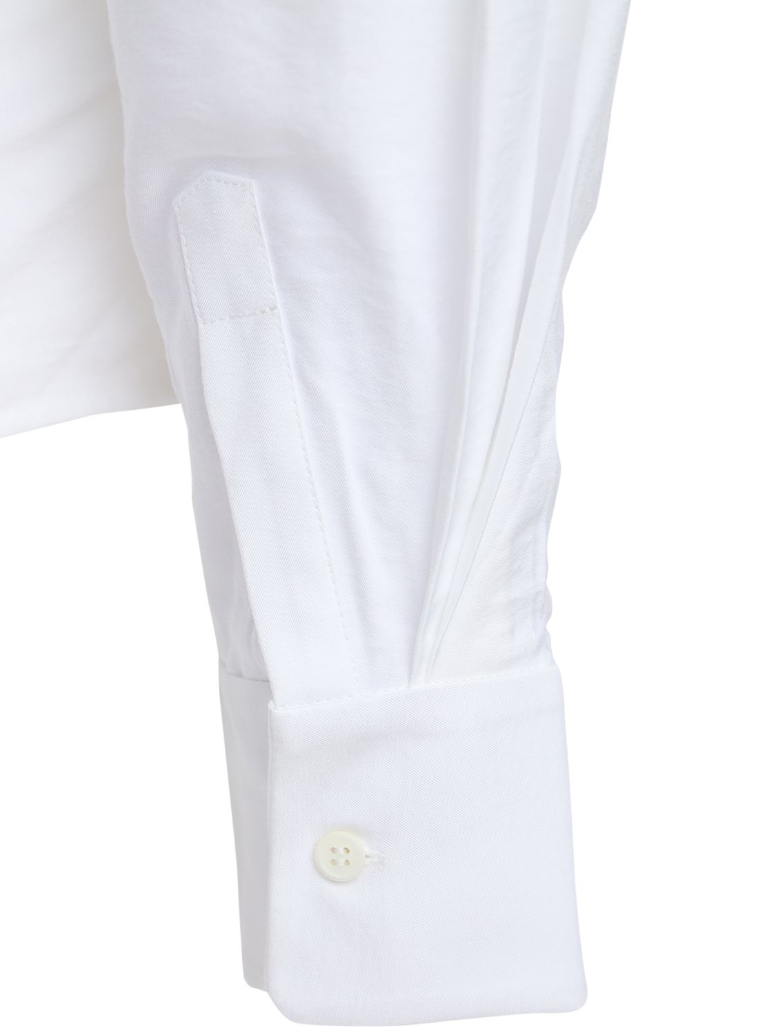 Jacquemus La Chemise Bahia Knotted Cotton Shirt In Ivory