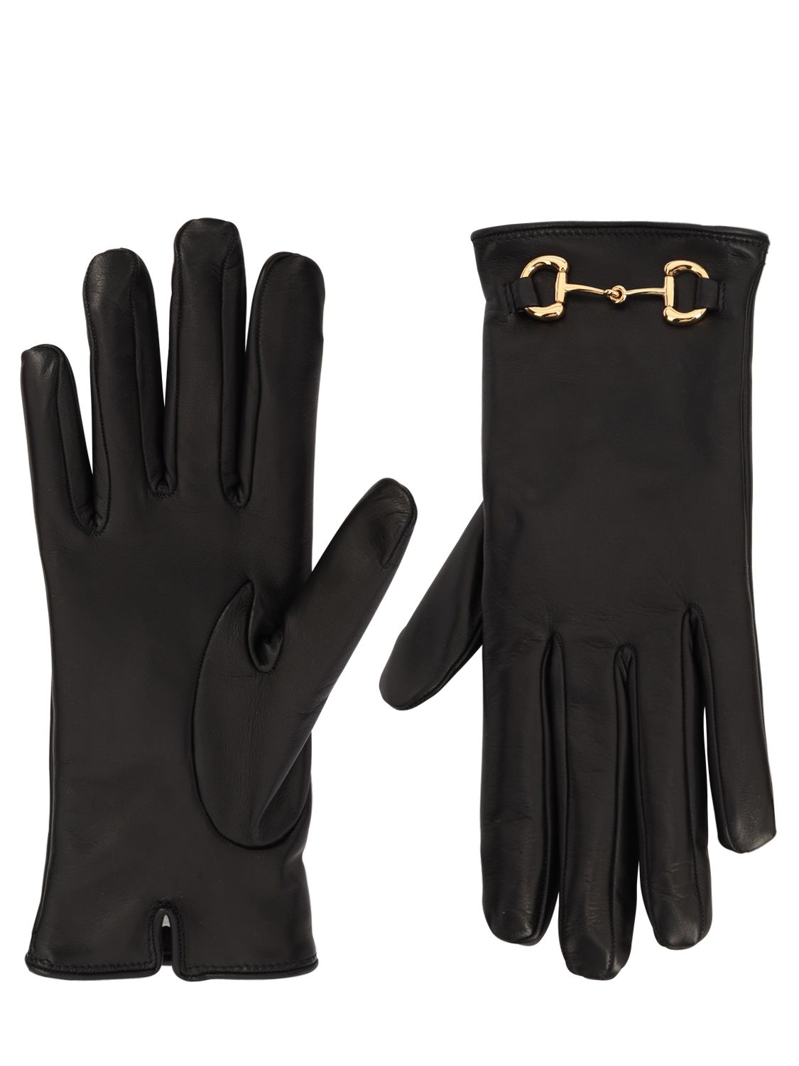 Leather Gloves W/ Horsebit