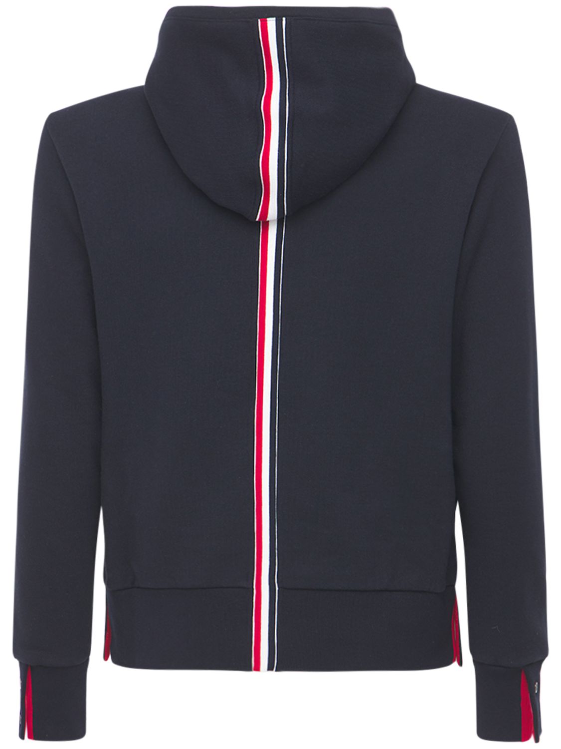 Sweat-shirt En Jersey De Coton À Capuche - THOM BROWNE - Modalova