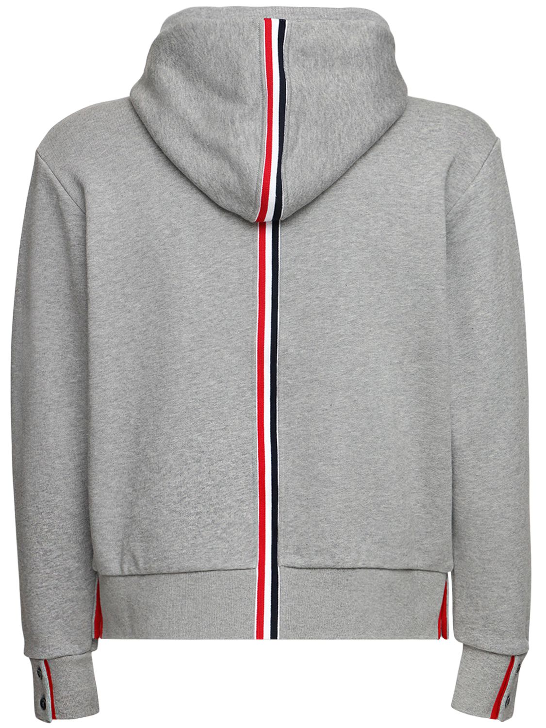 Sweat-shirt En Jersey De Coton À Capuche - THOM BROWNE - Modalova