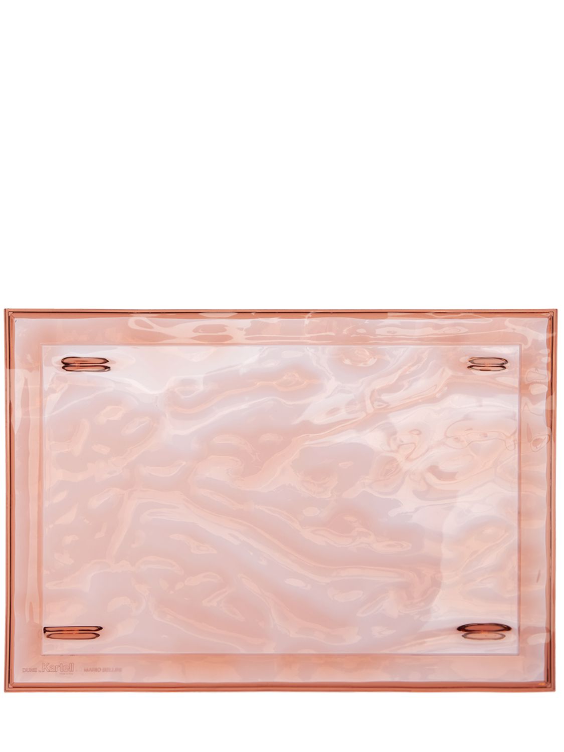 Shop Kartell Dune Tray In Pink