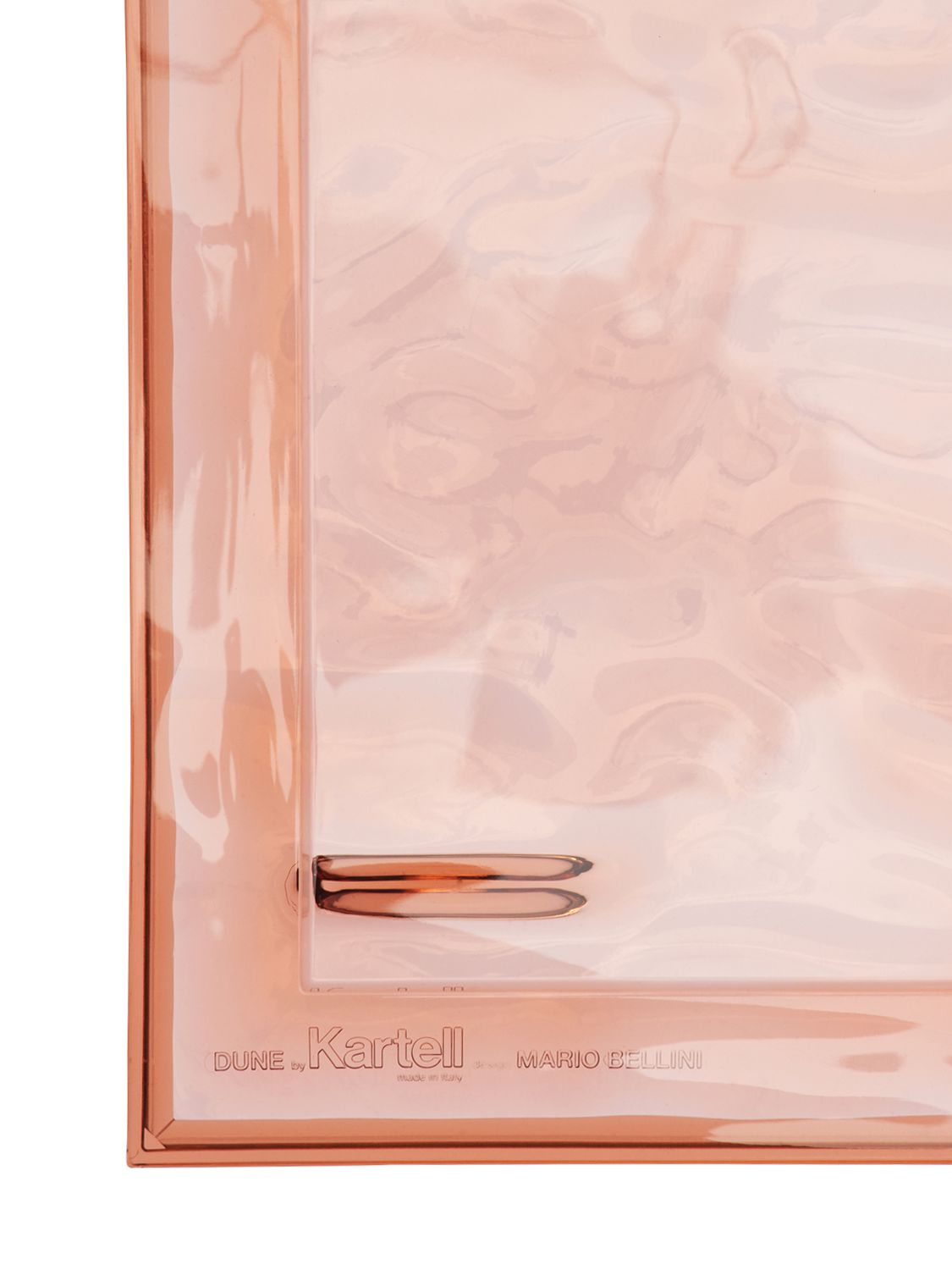 Shop Kartell Dune Tray In Pink