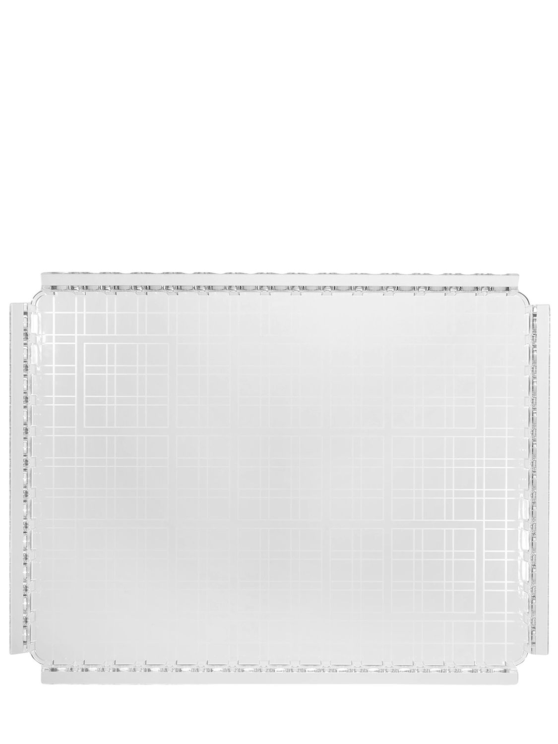 Shop Kartell Piazza Tray In Transparent
