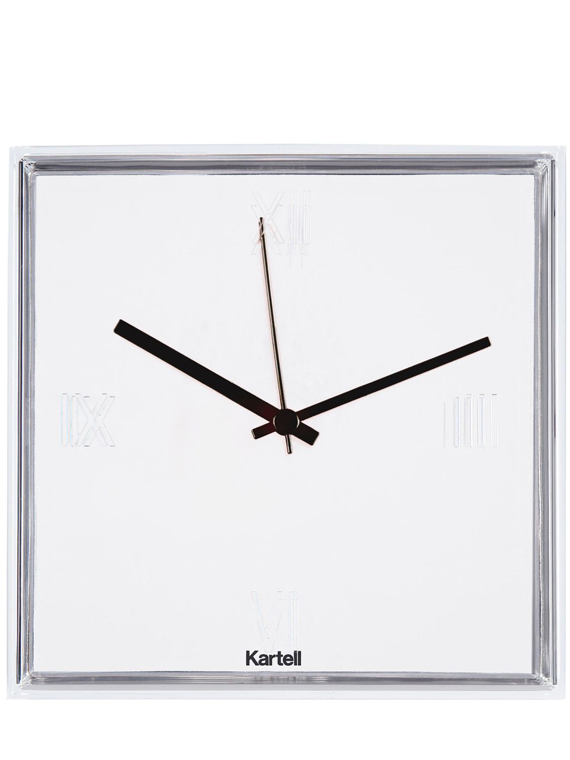 Kartell Tic & Tac Clock In White